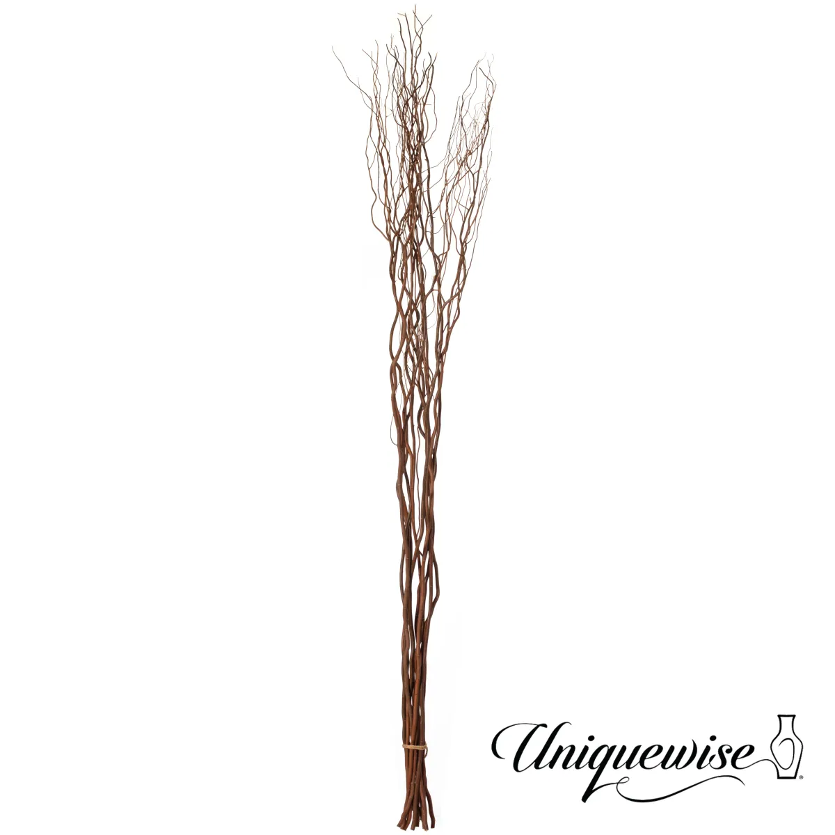 Uniquewise 12 pcs Natural Decorative Dry Branches Authentic Willow Sticks, Home Decoration and Wedding Craft 70 in, DIY Greenery Plants Craft Vases fillers Garden Hotel Farmhouse Decor.