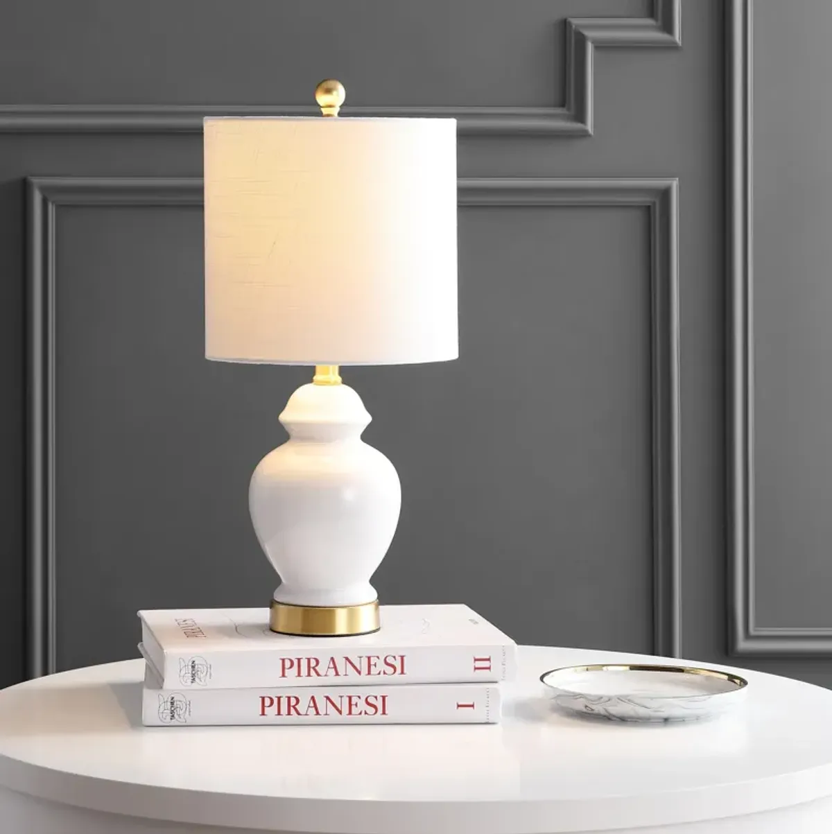 Perry Ceramic/Metal LED Table Lamp