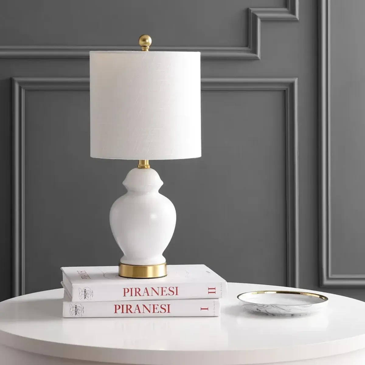 Perry Ceramic/Metal LED Table Lamp