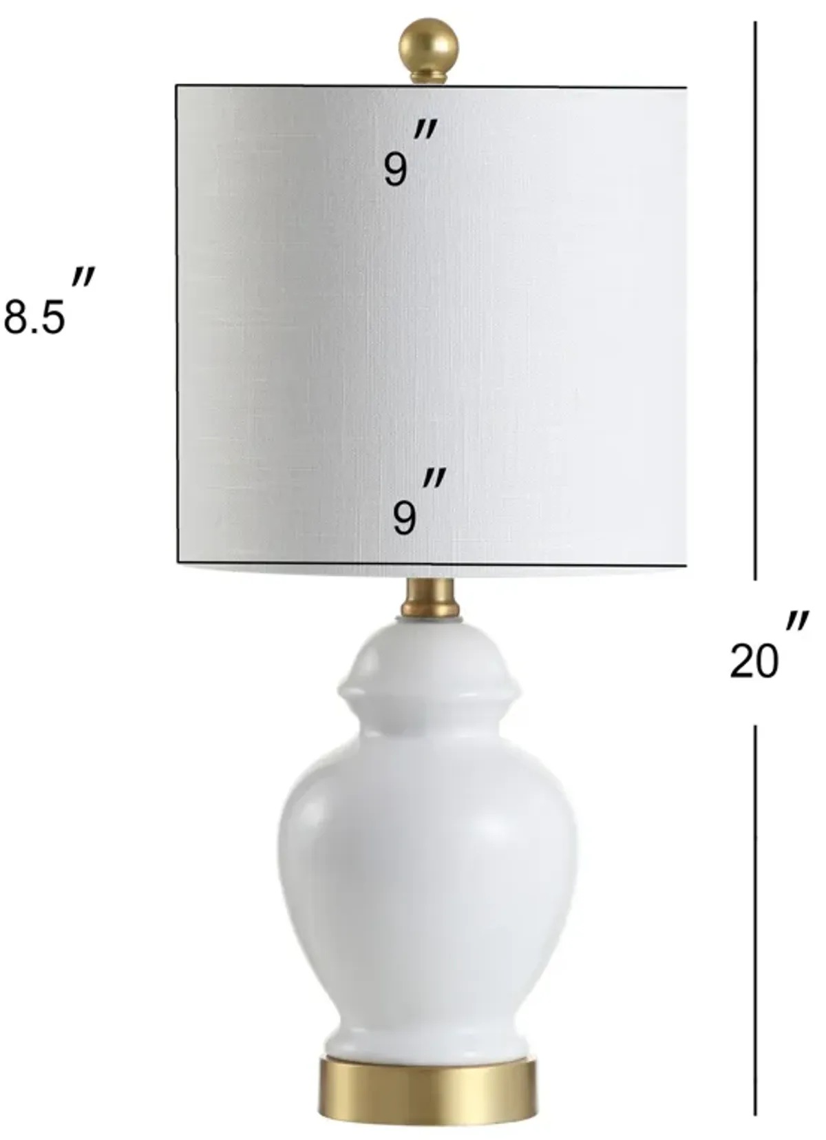 Perry Ceramic/Metal LED Table Lamp