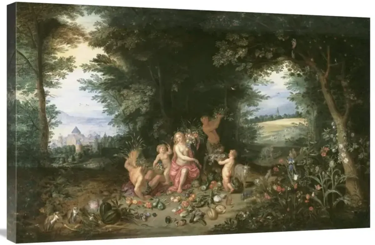 Landscape with Ceres (Allegory of Earth)-Canvas Art-36x24