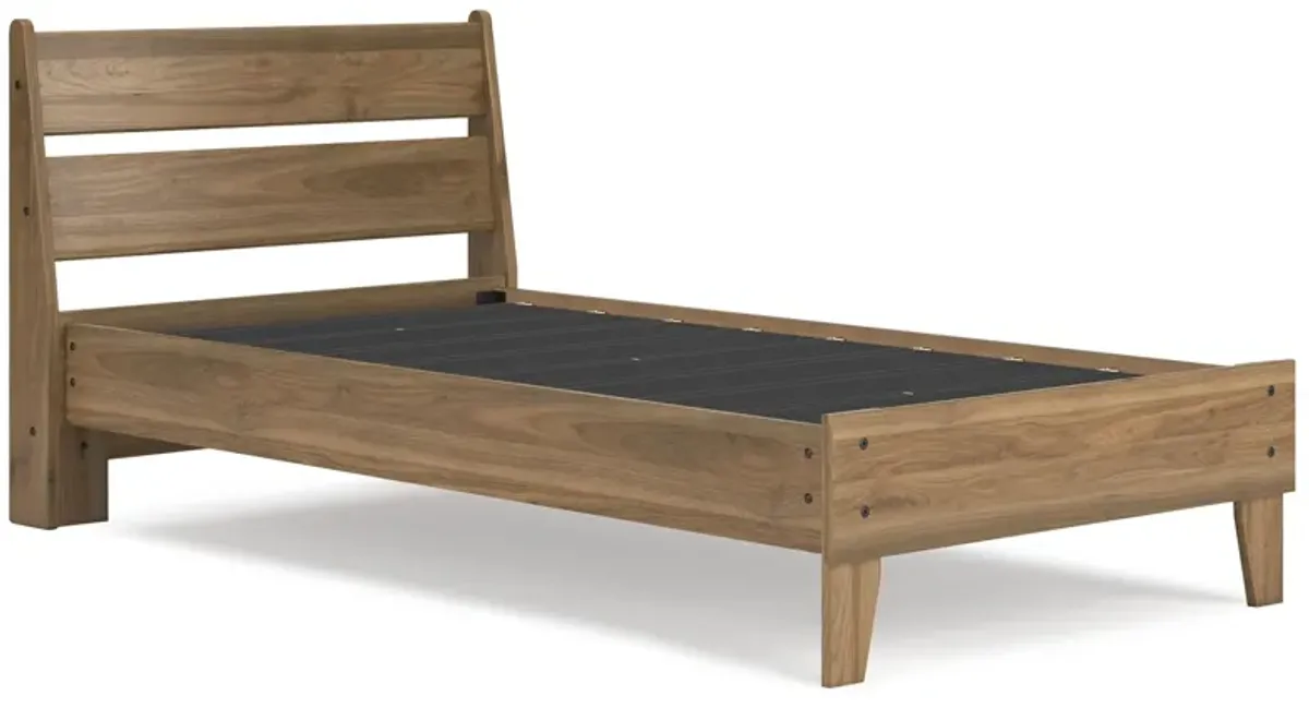 Twin Platform Panel Bed