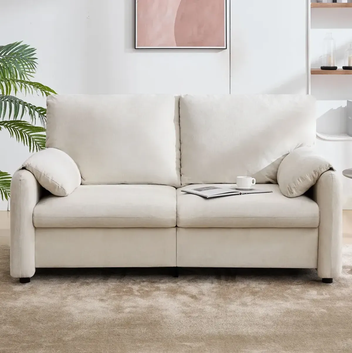 Merax Chenille 2-Seat Sofa for Living Room