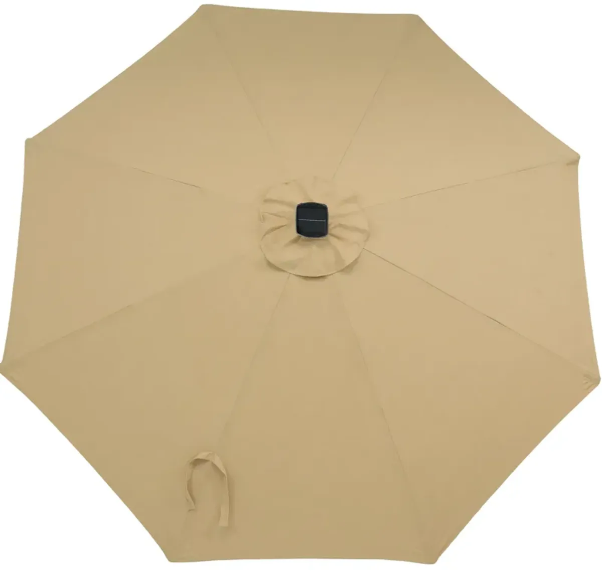 Sunnydaze 9 ft Solar Sunbrella Patio Umbrella with Tilt