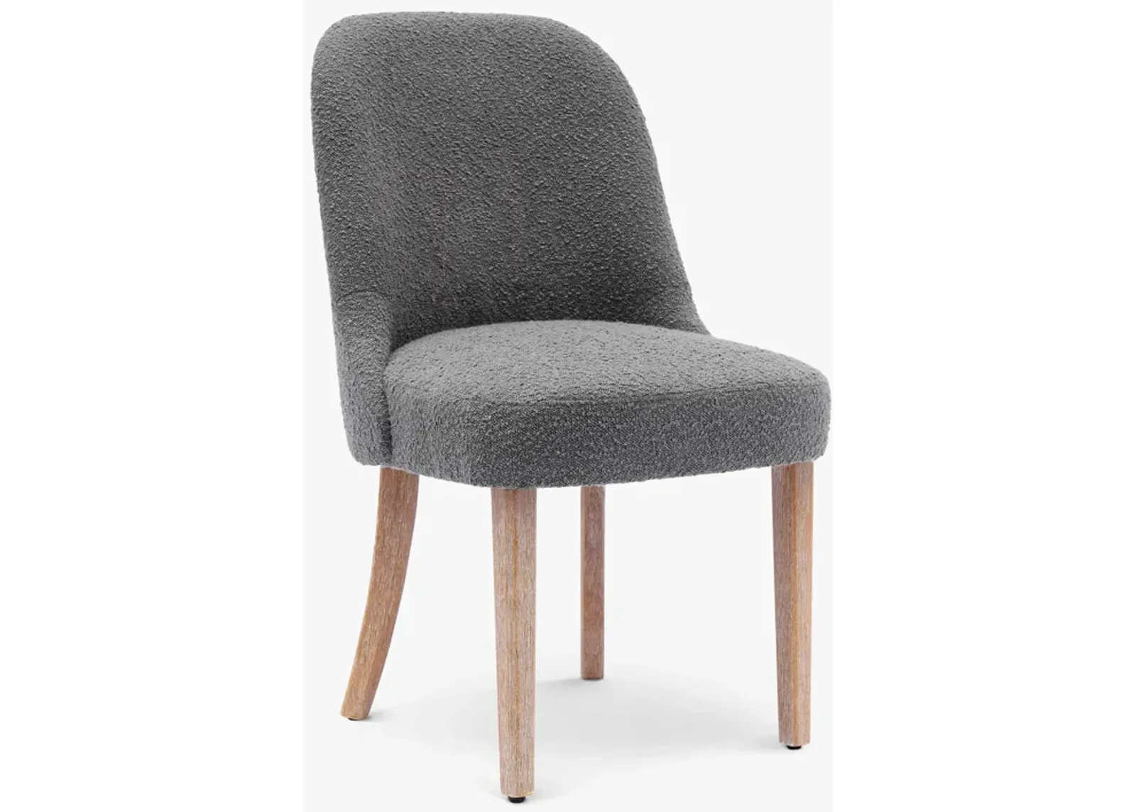 WestinTrends Genevieve Mid-Century Modern Upholstered Boucle Dining Chair