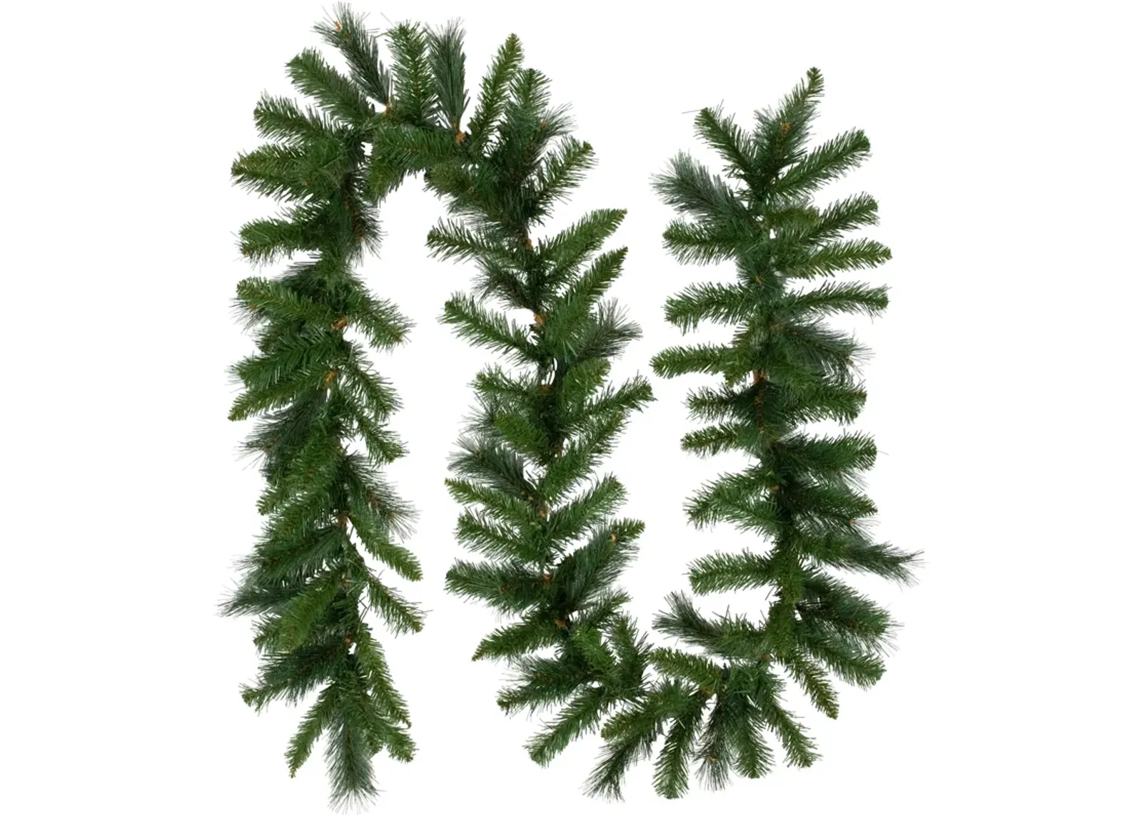 9' x 12" Mixed Green Beaver Pine Artificial Christmas Garland  Unlit