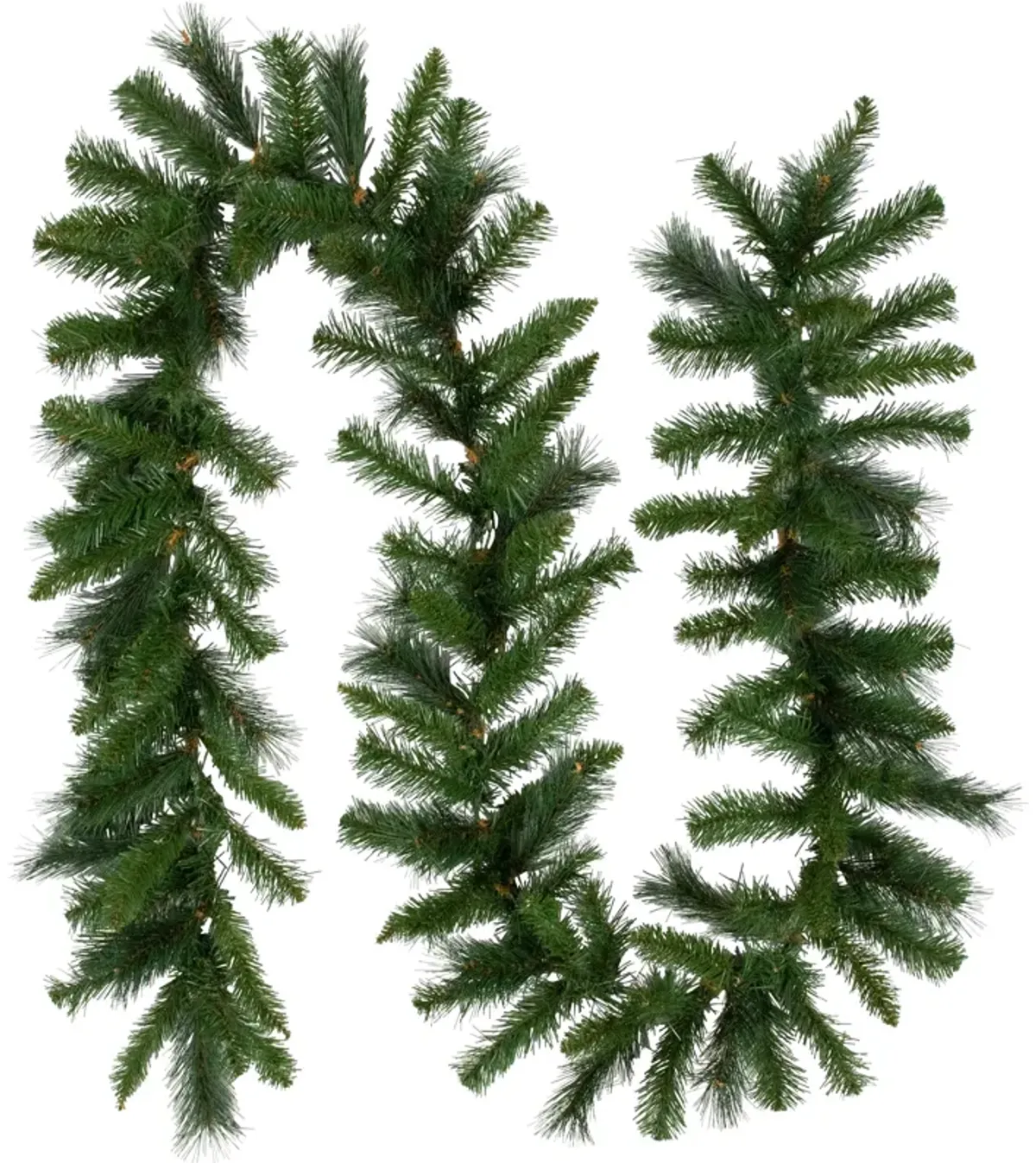 9' x 12" Mixed Green Beaver Pine Artificial Christmas Garland  Unlit