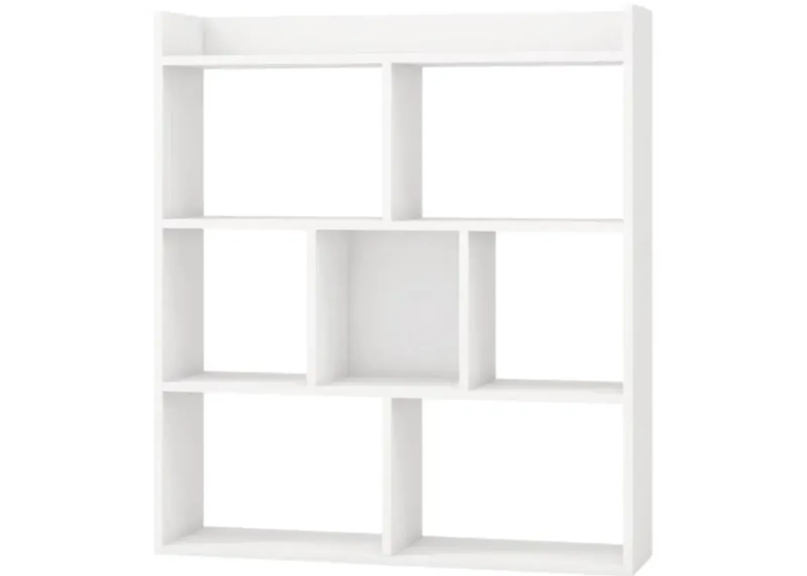 Hivvago 7 Cubes Open-back Bookshelf with Anti-Toppling Devices