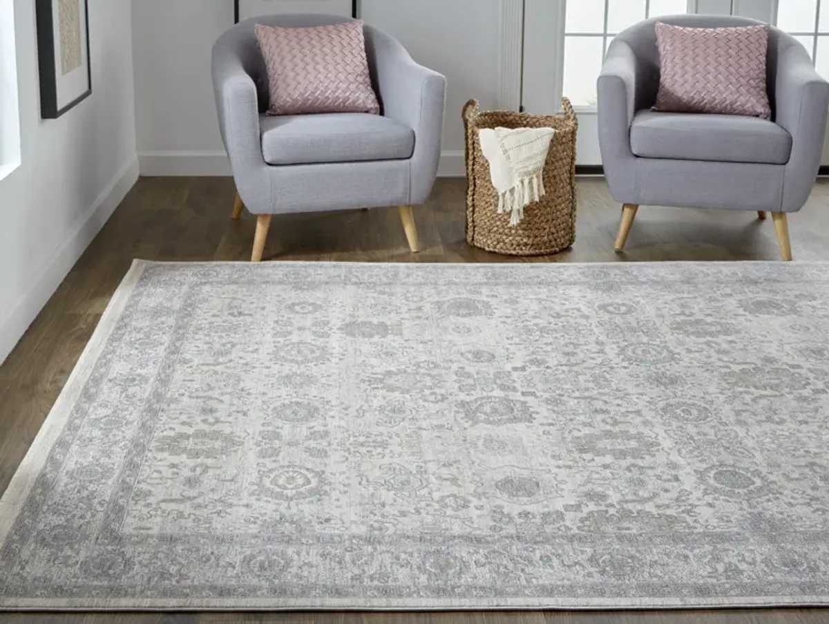 Marquette 3776F Gray/Silver/Ivory 4' x 5'3" Rug