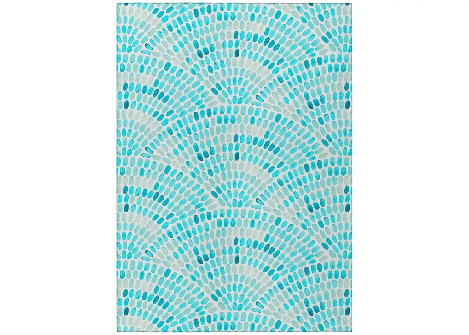 Seabreeze SZ7 Teal 3' x 5' Rug