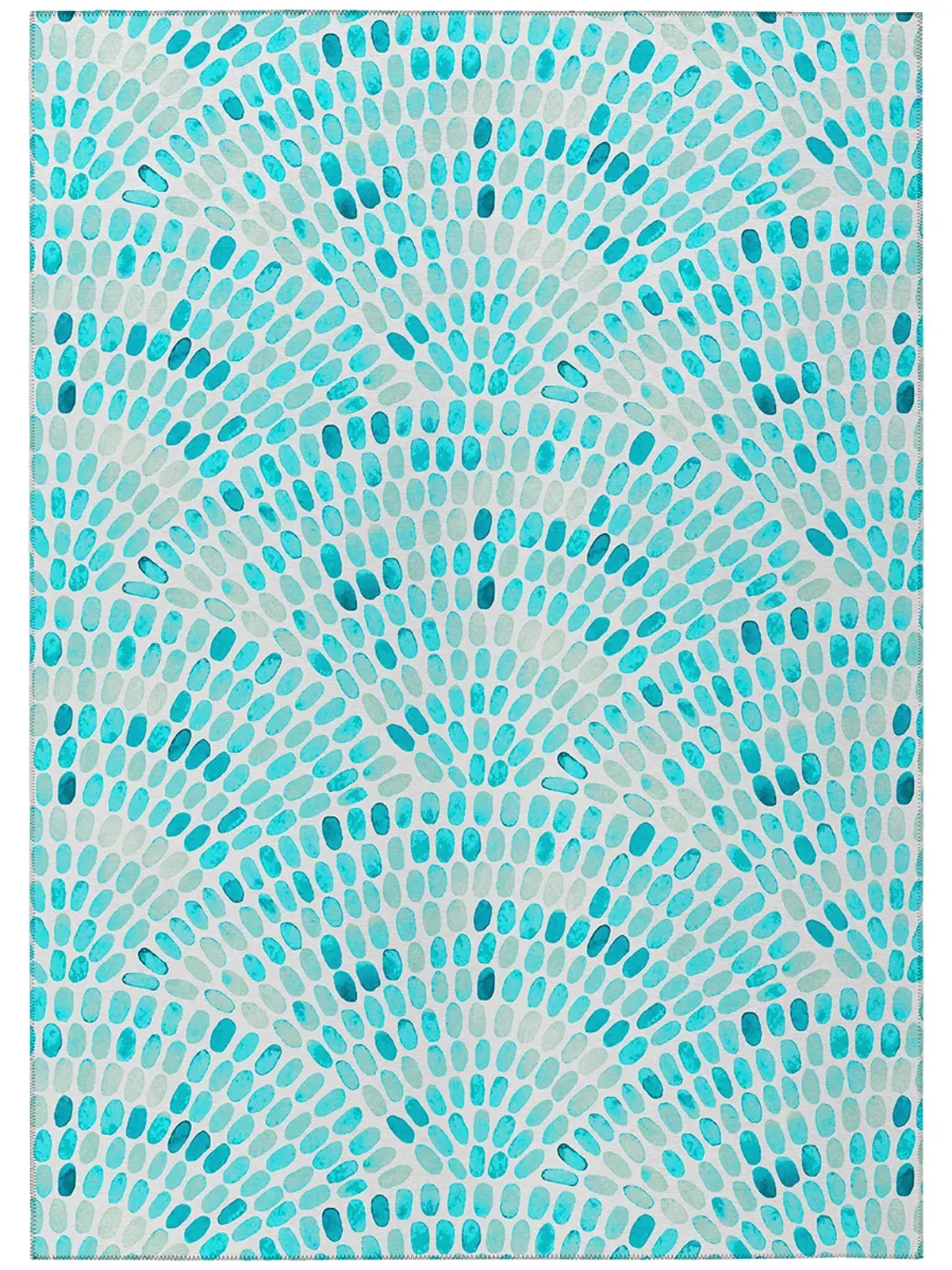 Seabreeze SZ7 Teal 3' x 5' Rug