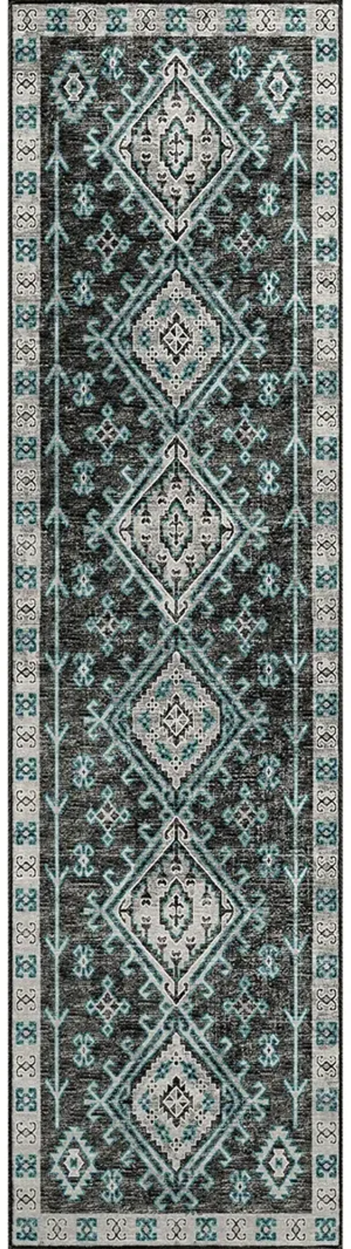 Brisbane BR2 Midnight 2'3" x 7'6" Rug