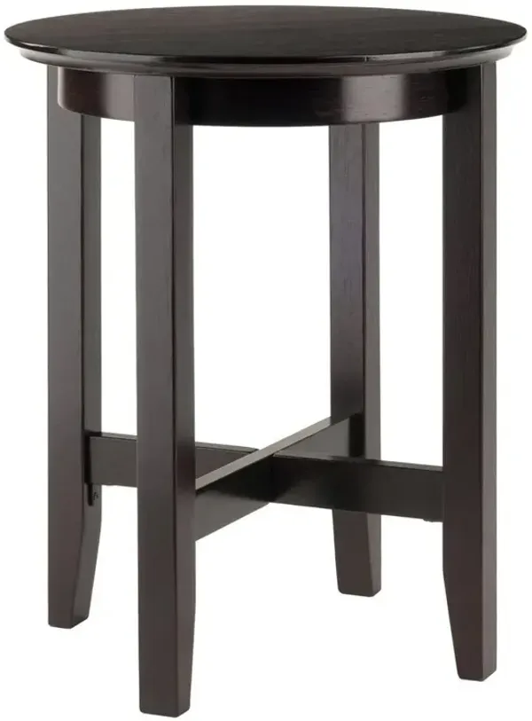 Toby End Table in Espresso Finish