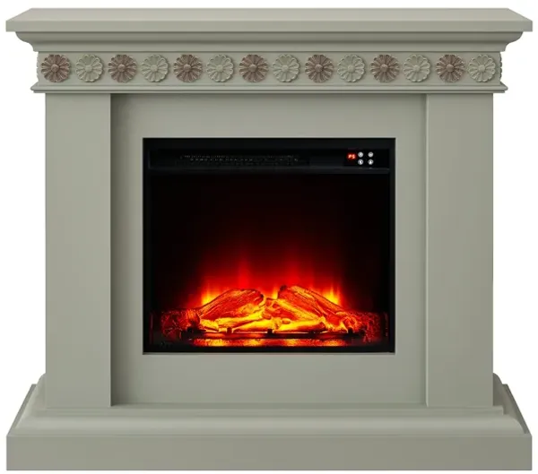 FESTIVO 46.5" Wide Electric Freestanding Fireplace w/ Realistic LED Flames