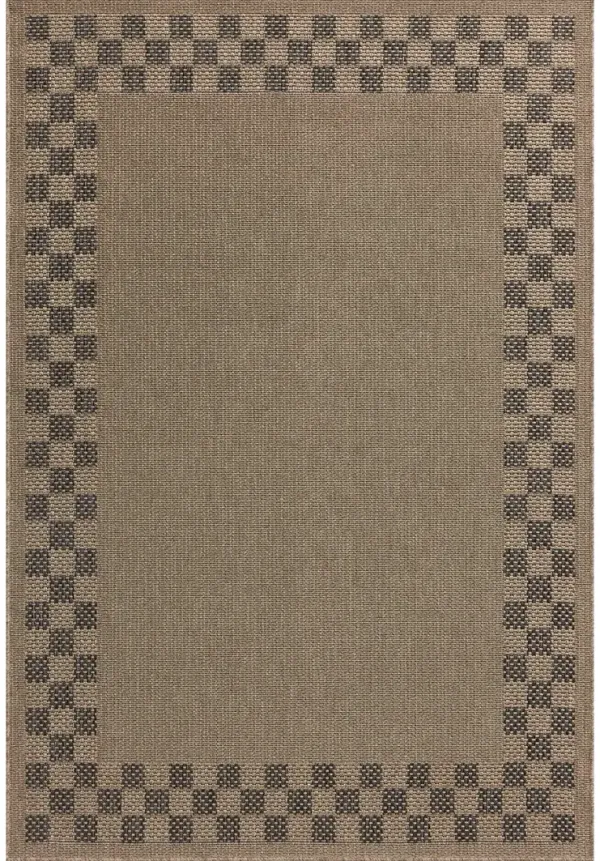 Providence Natural/Charcoal 7'6"x7'6" Round Rug
