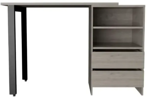 120 Writing Desk Cusco, Office, Light Gray