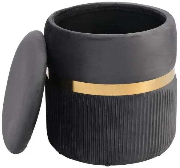 Techni Mobili Storage Ottoman Grey