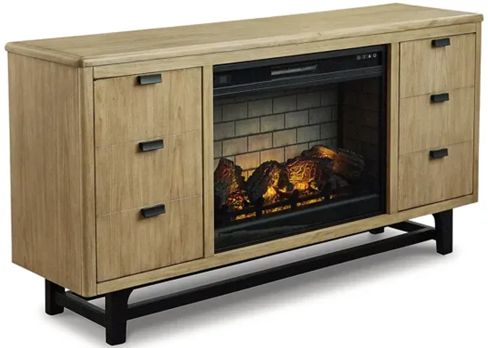 Freslowe TV Stand with Electric Fireplace