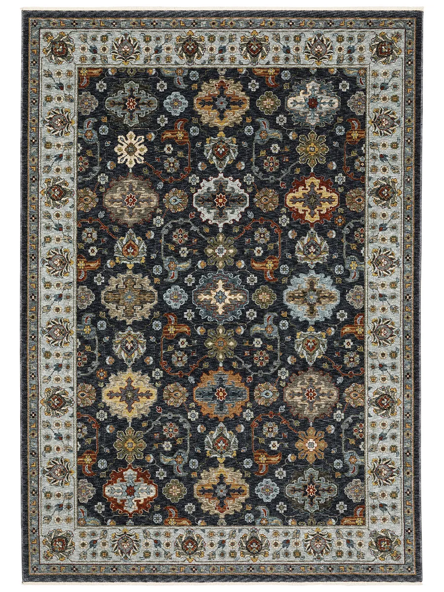 Aberdeen 2' x 3' Blue Rug