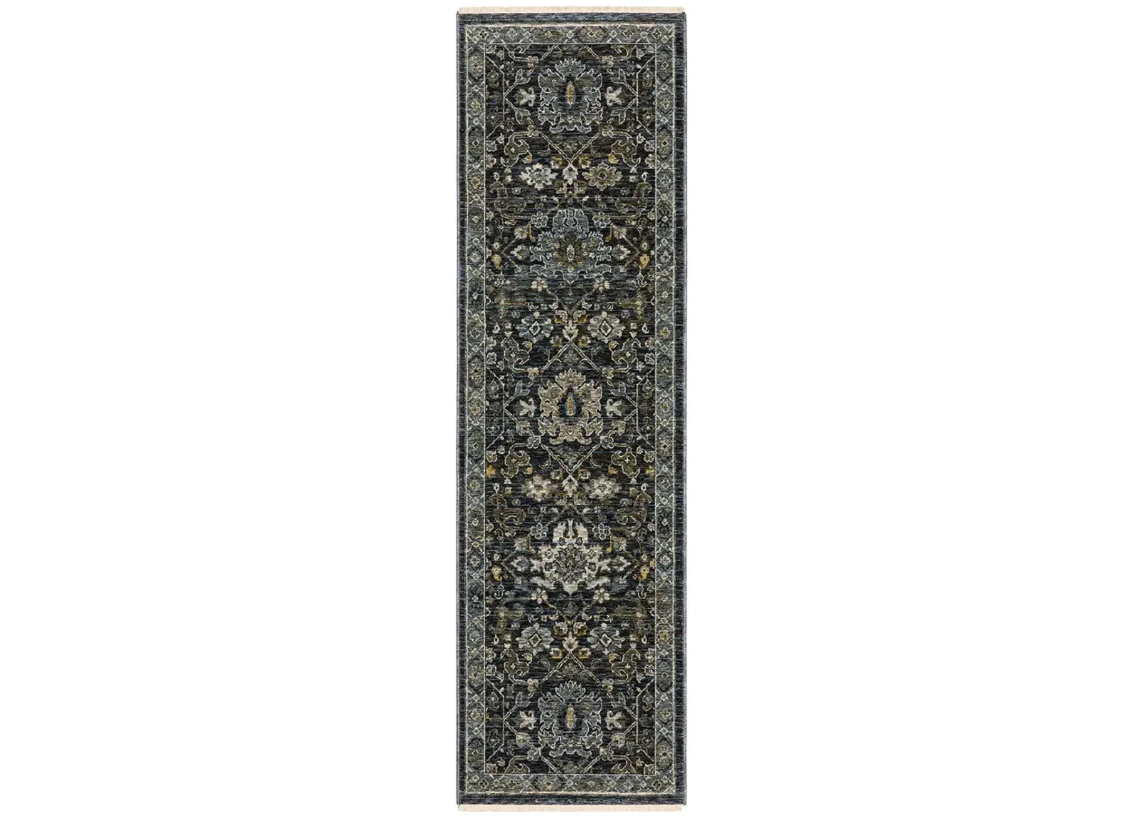 Aberdeen 2'3" x 7'6" Blue Rug