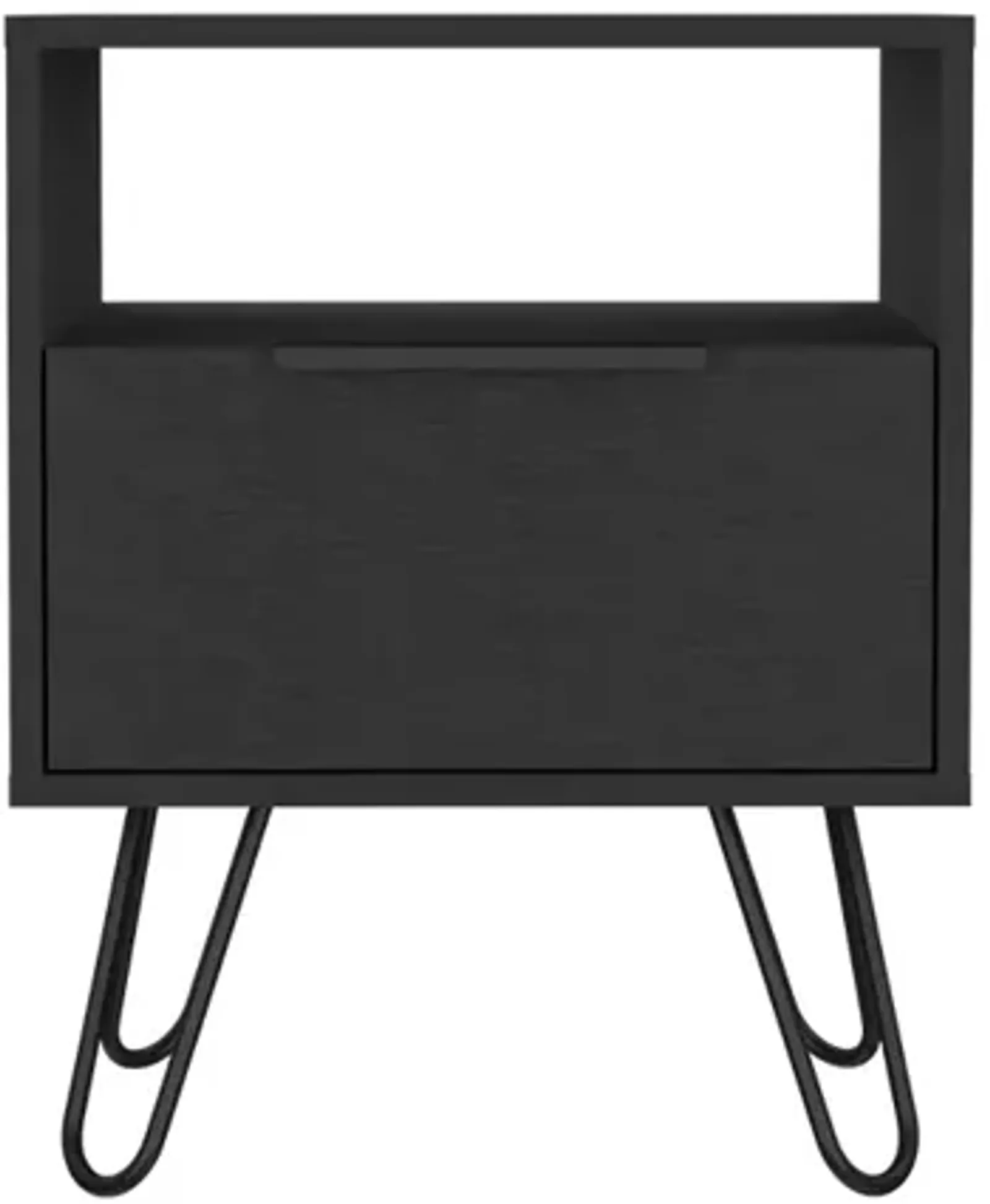 Nightstand Skyoner, Bedroom, Black