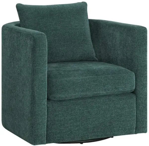 Sheldon Peacock Swivel Barrel Chair