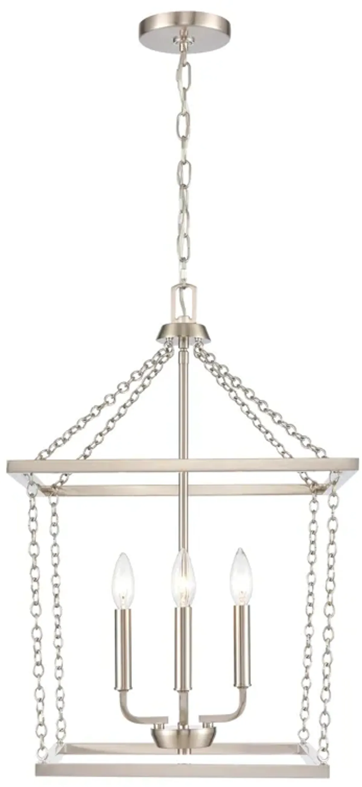 Emmett 17'' Wide 4-Light Silver Pendant