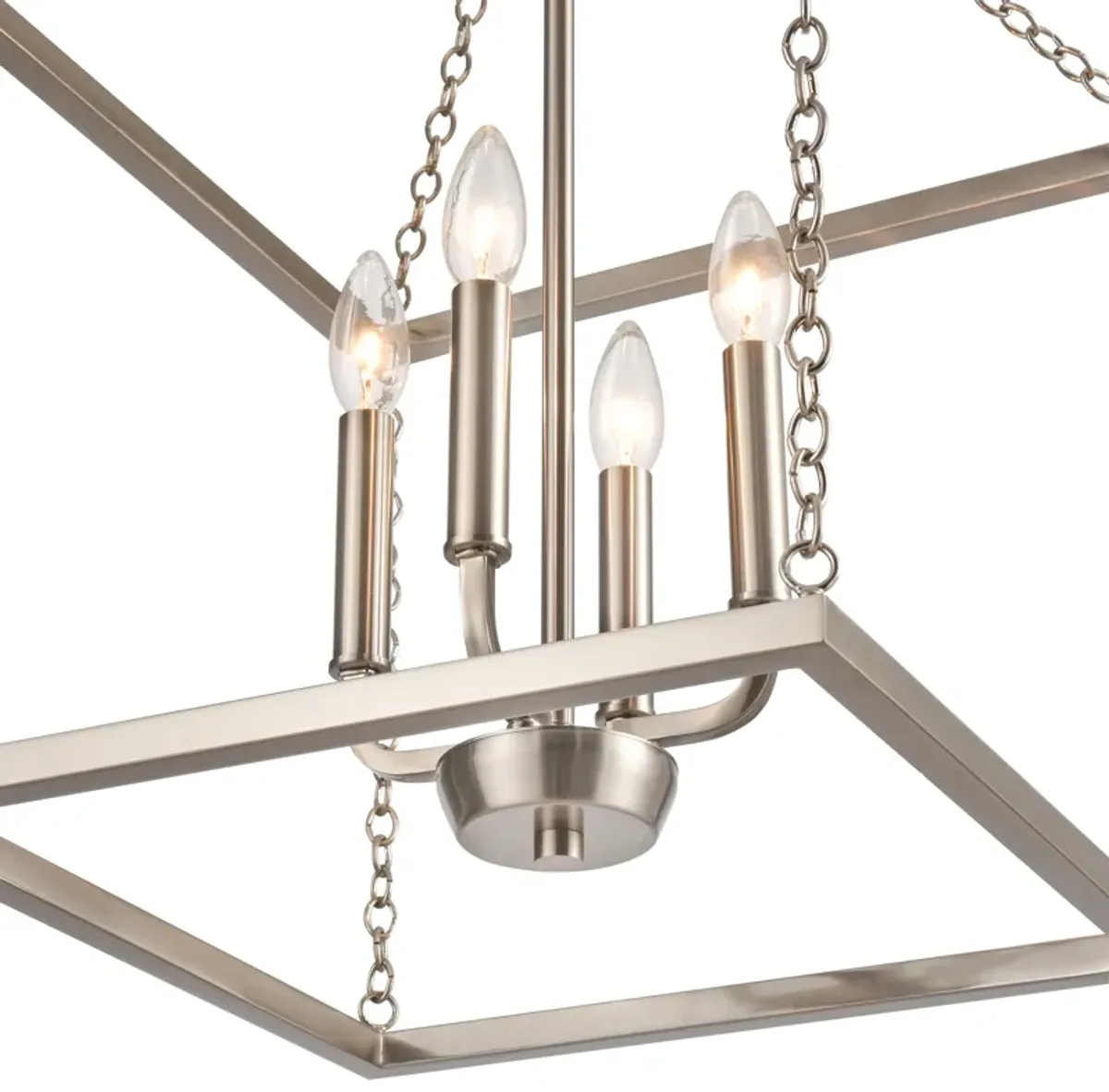 Emmett 17'' Wide 4-Light Silver Pendant