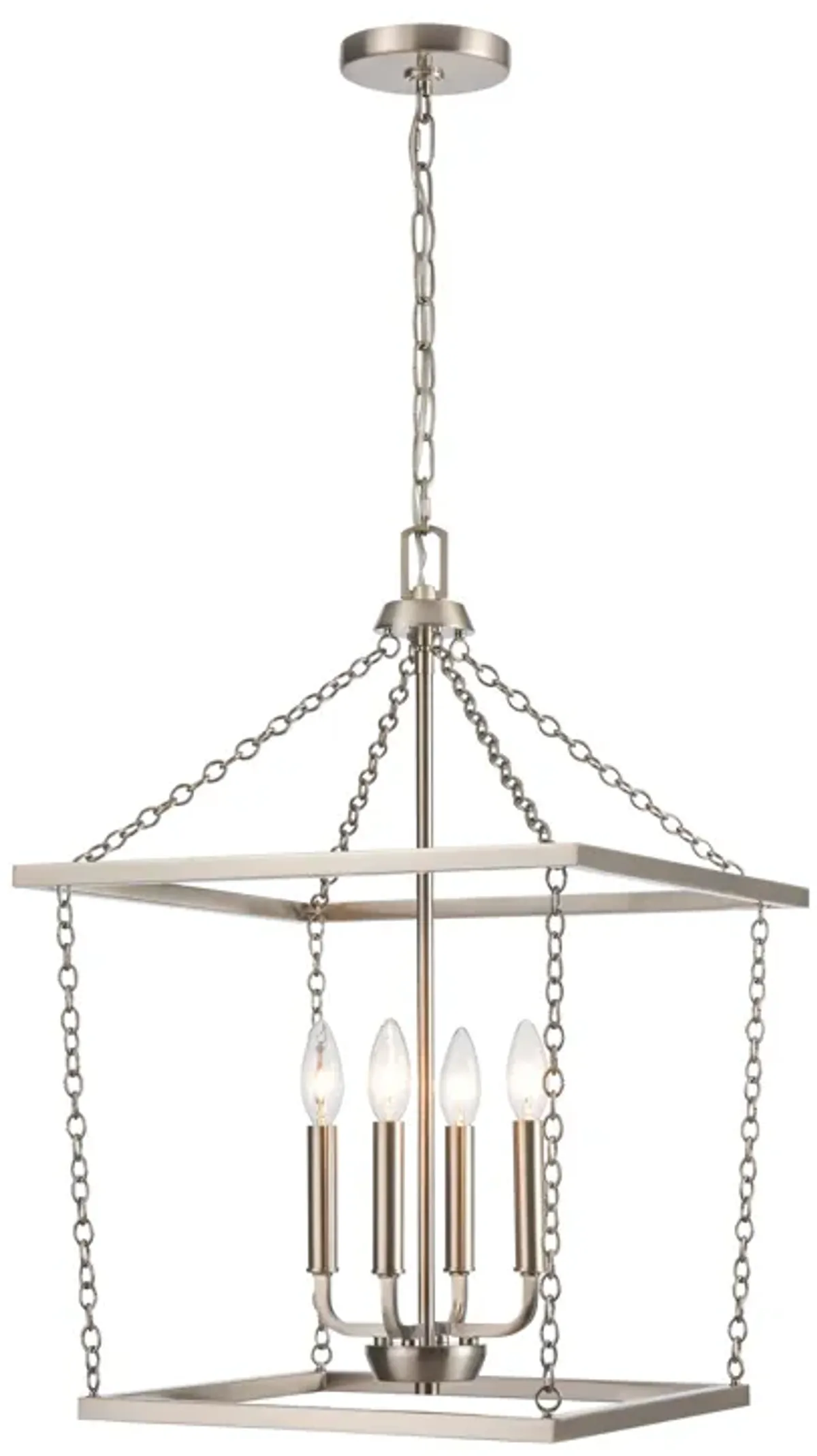 Emmett 17'' Wide 4-Light Silver Pendant