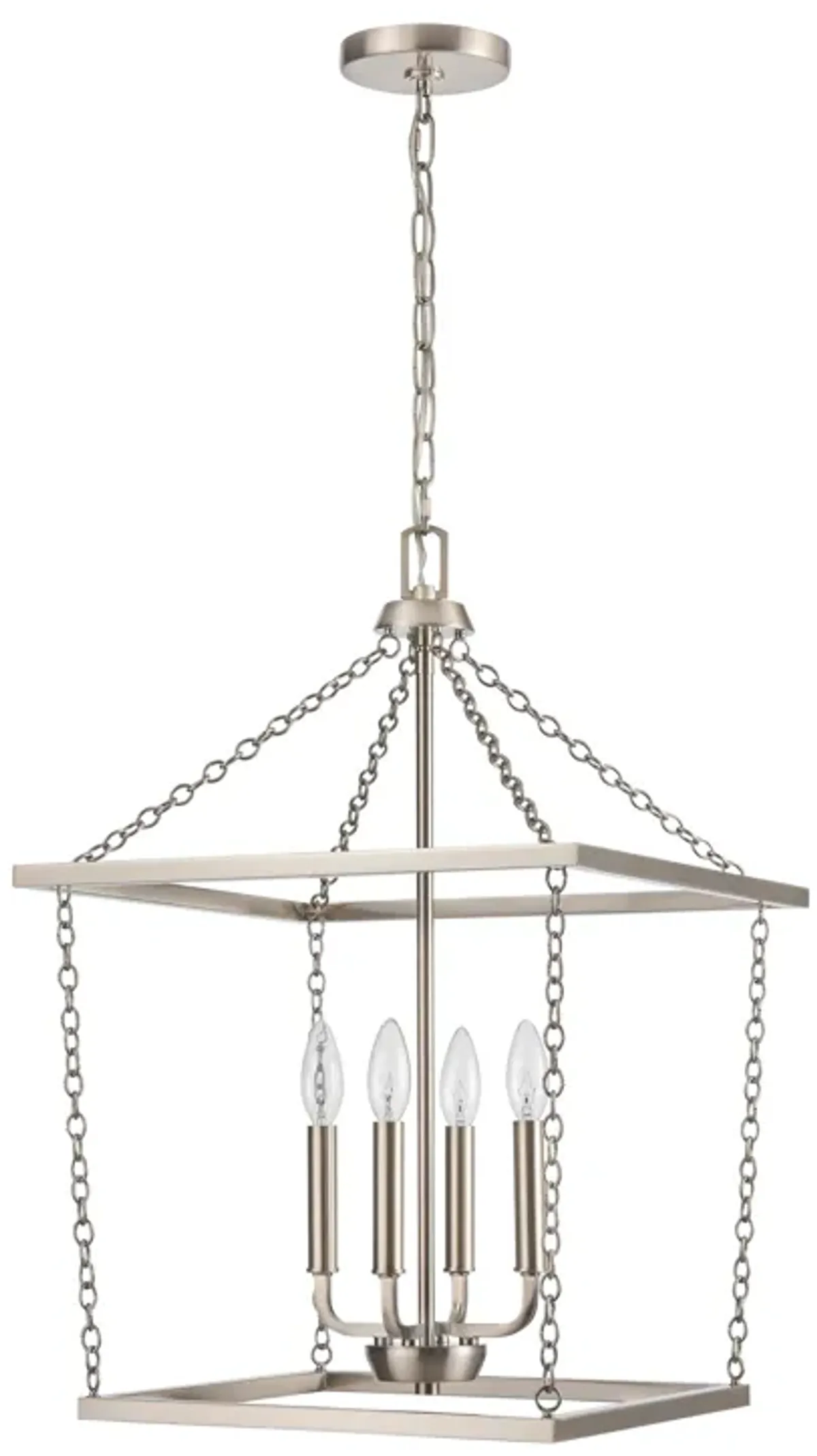 Emmett 17'' Wide 4-Light Silver Pendant