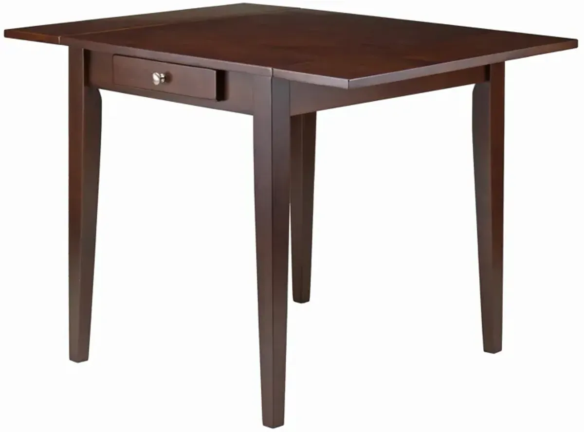 Casafoyer Wood Hamilton Drop Leaf Table: Versatile, Durable, Walnut Finish, Compact, Easy Assembly