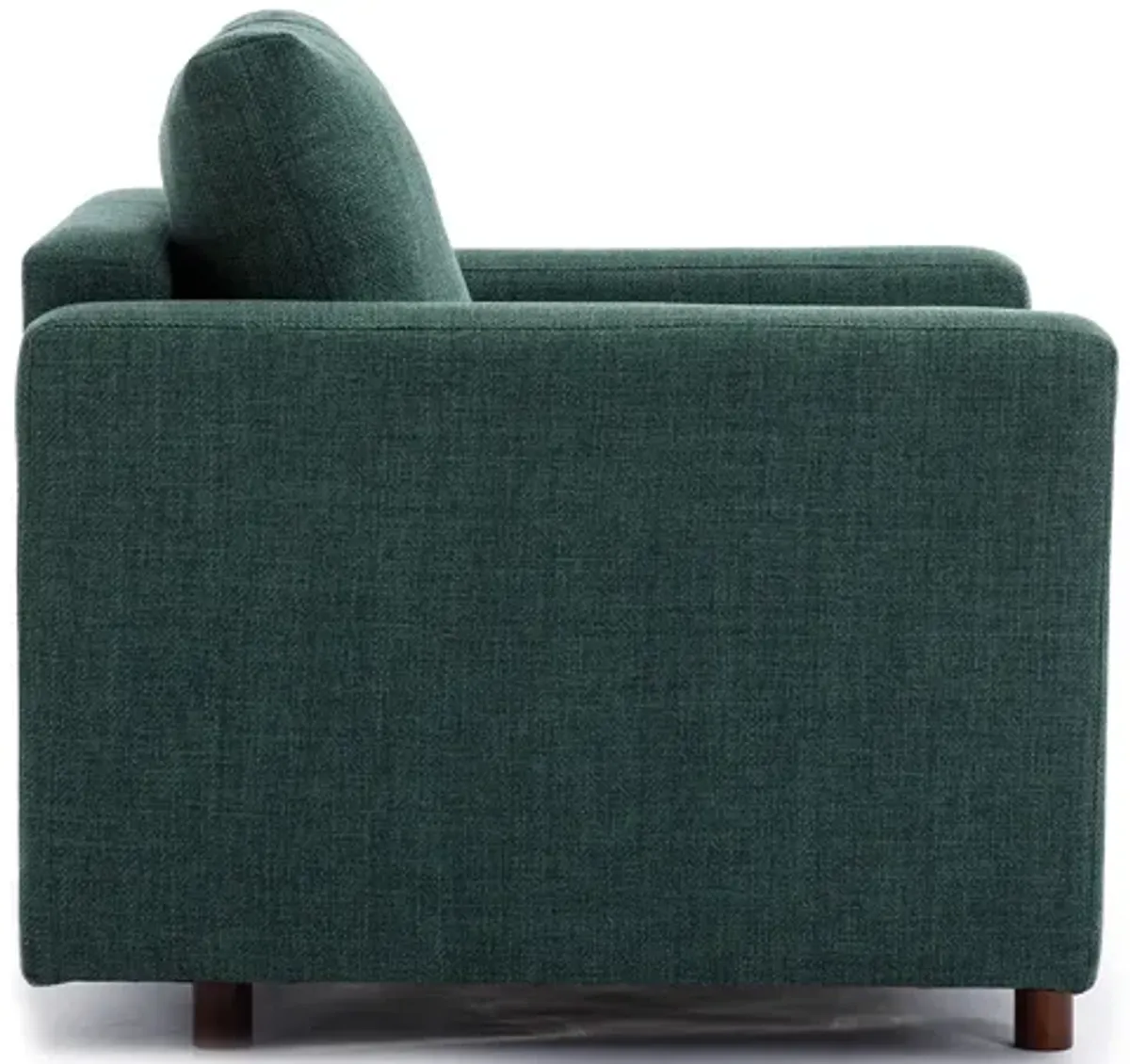 Single Seat Module Sofa Sectional Couch, Cushion Covers Non-Removable And Non-Washable, Green