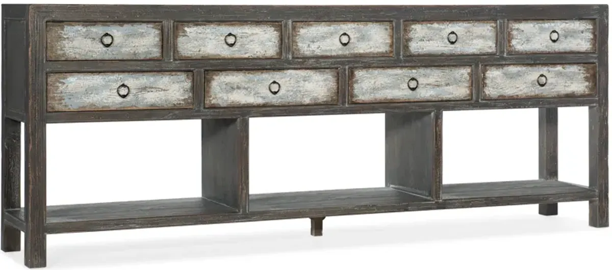 Beaumont Console in Dark Wood