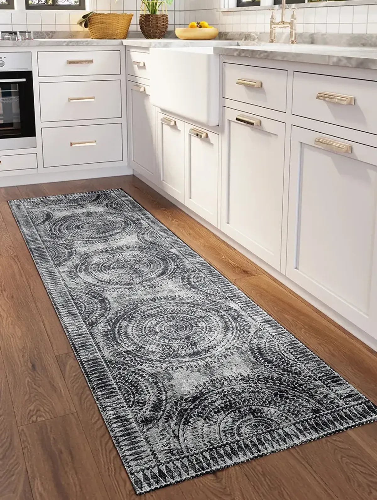 Sedona SN7 Pewter 2'3" x 10' Rug