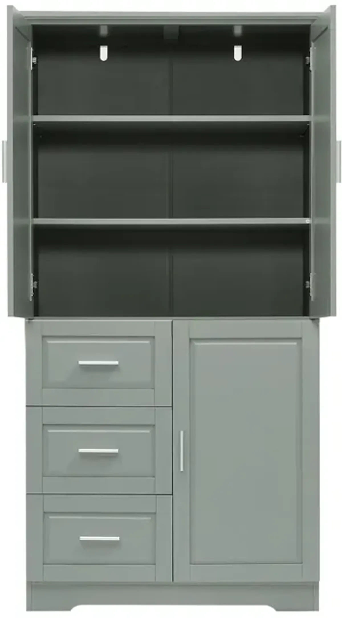 Merax Modern Storage Cabinet with Doors for Bathroom