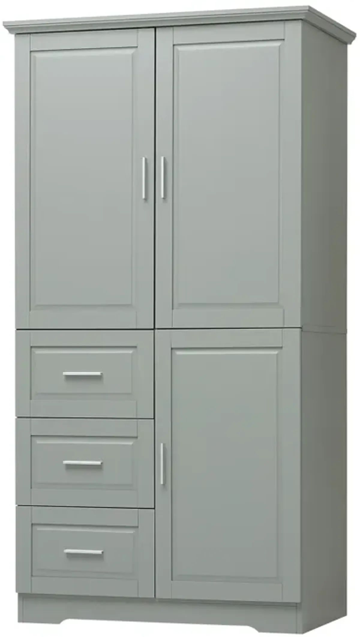 Merax Modern Storage Cabinet with Doors for Bathroom