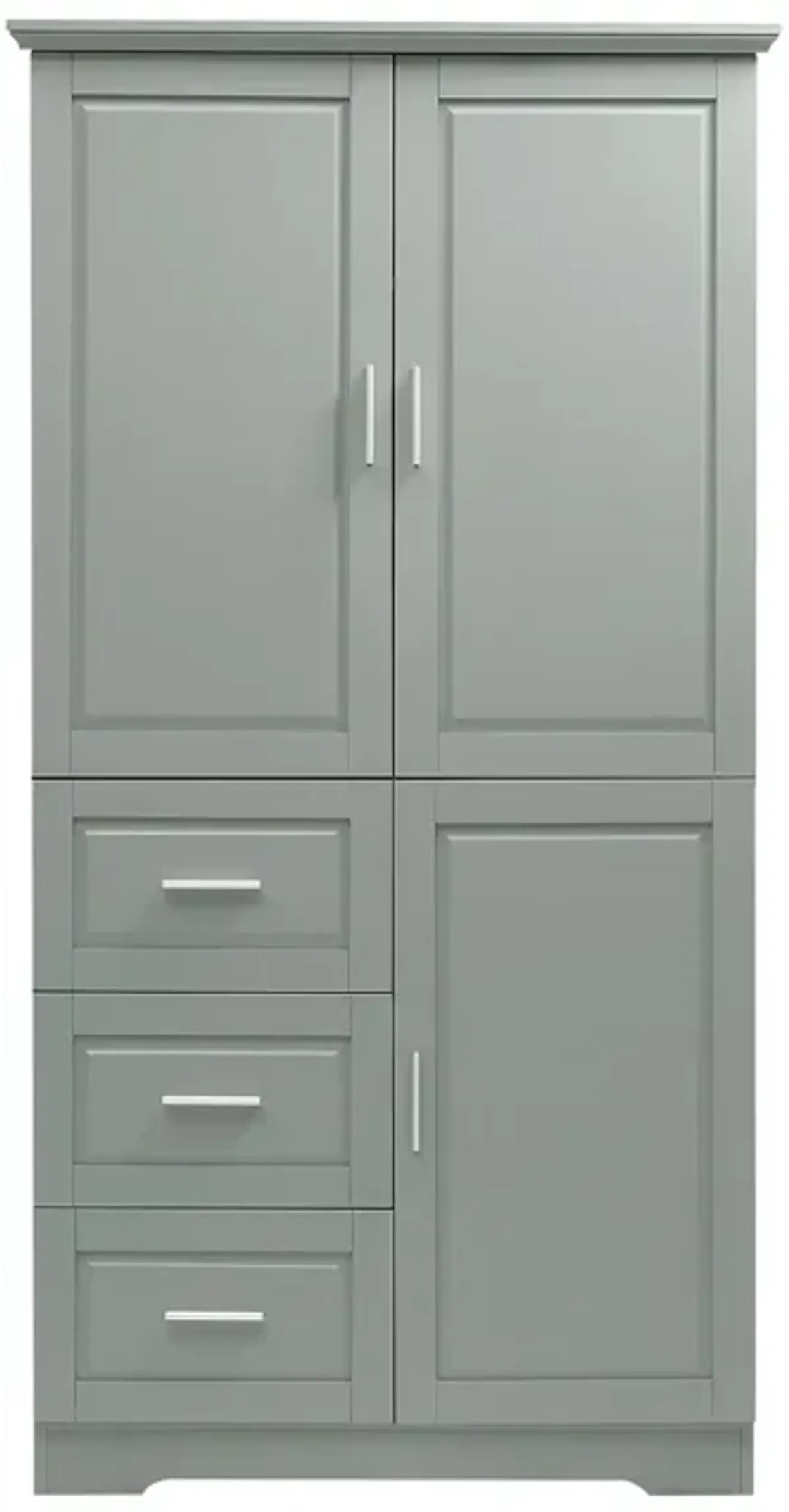 Merax Modern Storage Cabinet with Doors for Bathroom