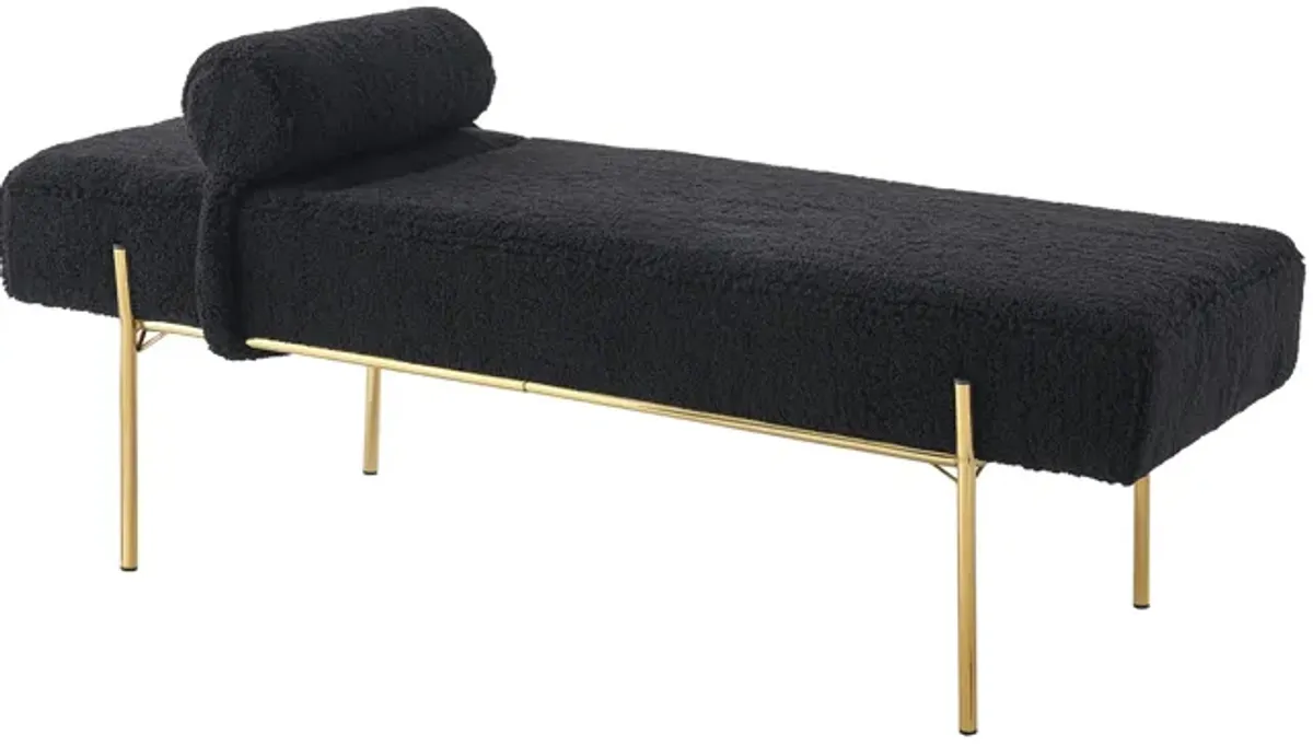 Inspired Home Landin Sherpa Bench