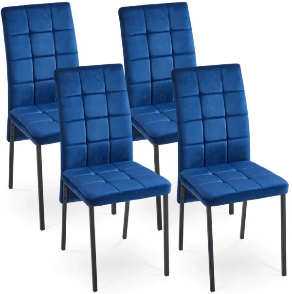 Streamdale Modern Velvet Nordic Dining Chairs (Set of 4)