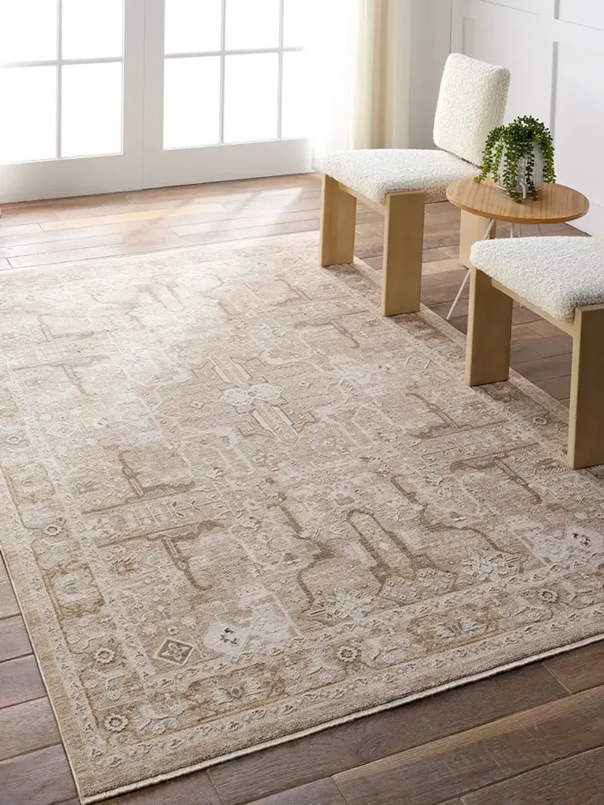 Lilit Lechmere Tan/Taupe 3' x 12' Runner Rug