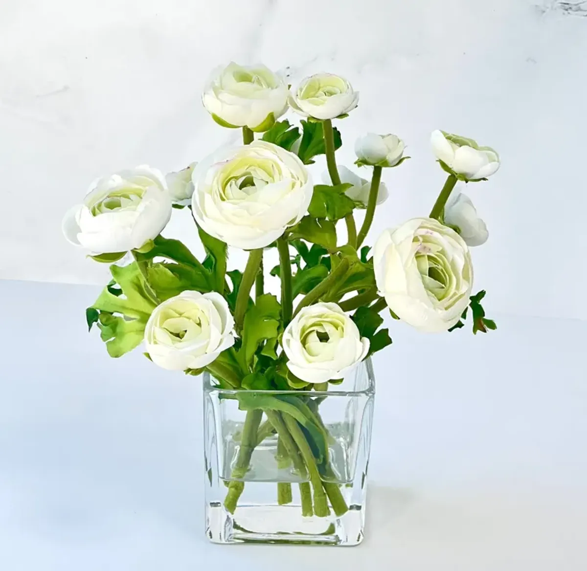 Ranunculus Flowers in Vase