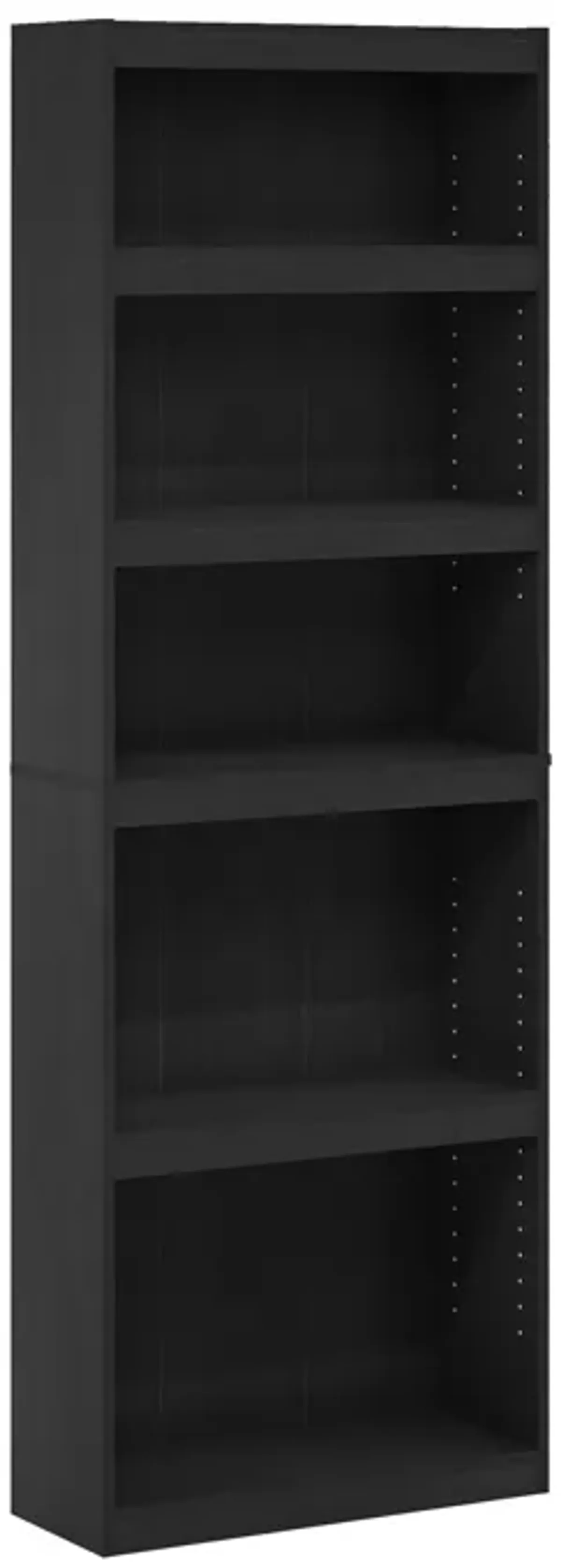 Furinno Jaya Enhanced Home 5-Tier Shelf Bookcase, Blackwood