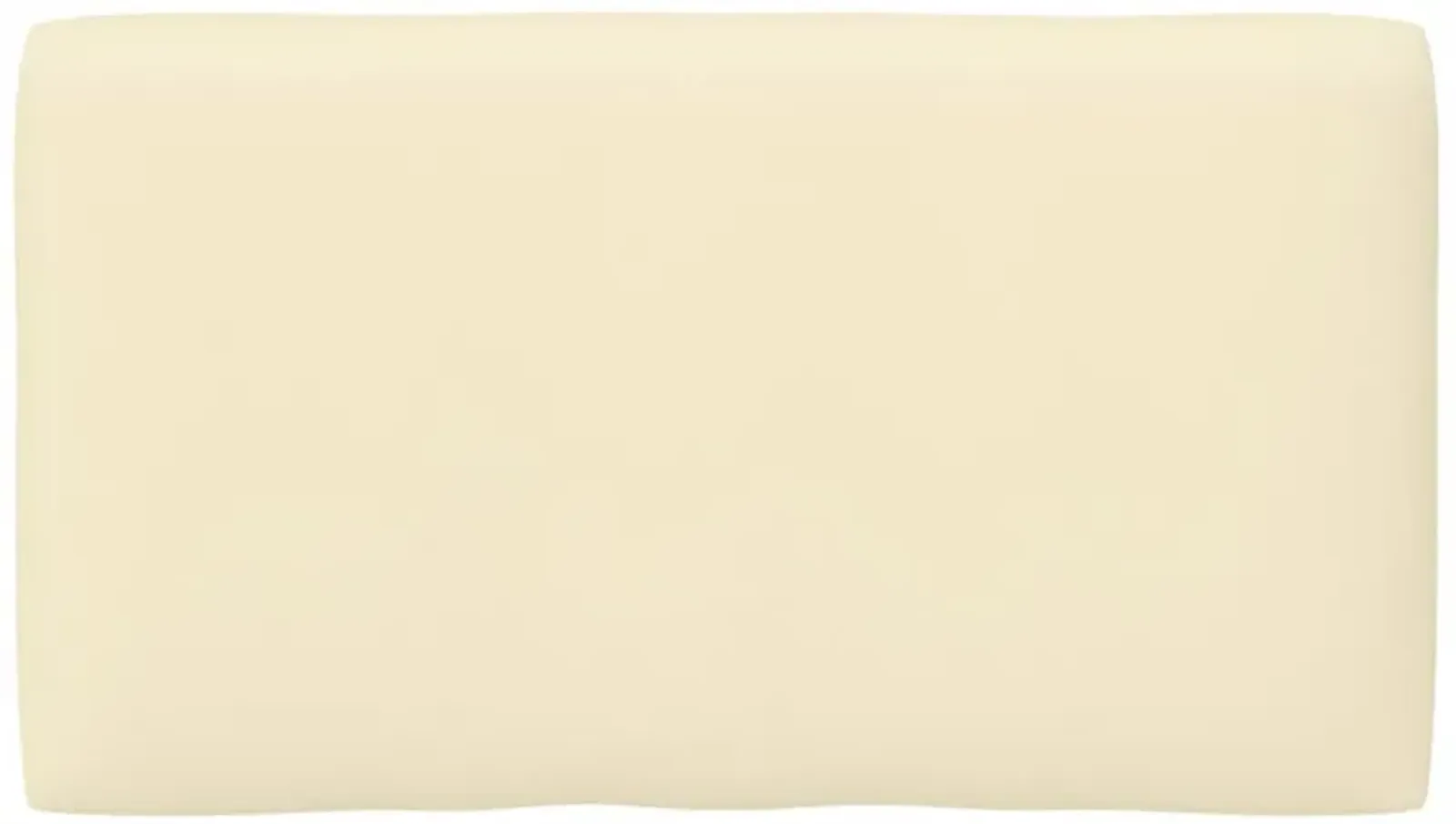 vidaXL Pallet Sofa Cushion Cream 27.6"x15.7"x4.7"