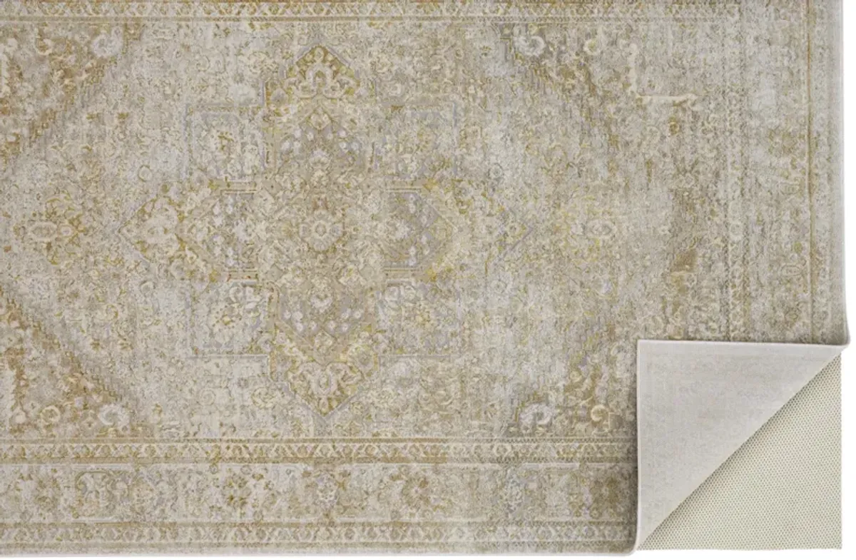 Aura 3734F Ivory/Gold 2'10" x 7'10" Rug