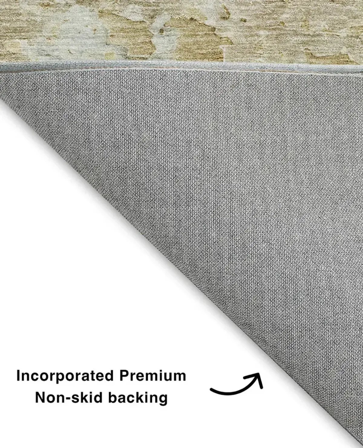 Ravenna RN3 Khaki 8' Round Rug