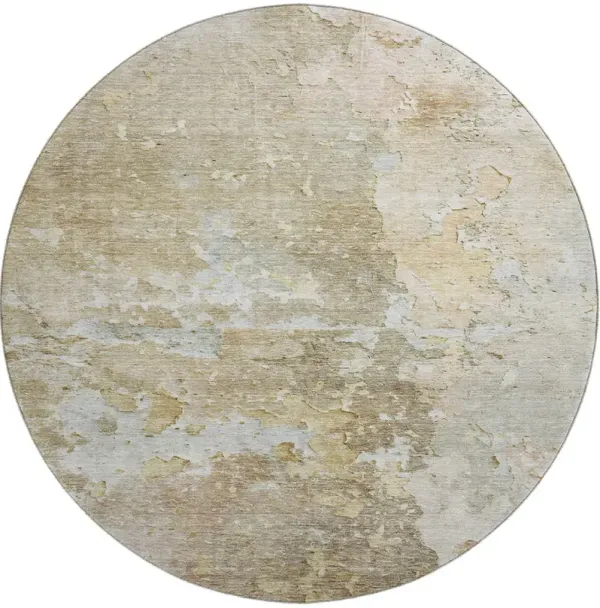 Ravenna RN3 Khaki 8' Round Rug
