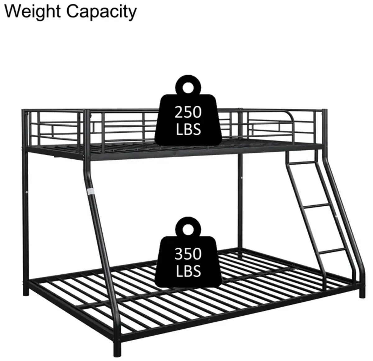 Twin Over Full Metal Bunk Bed