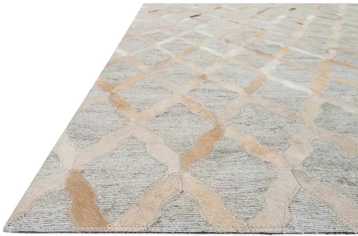 Dorado DB04 Grey/Sand 2'6" x 8' Rug