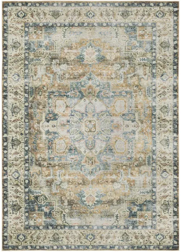 Charleston 7'6" x 10' Blue Rug