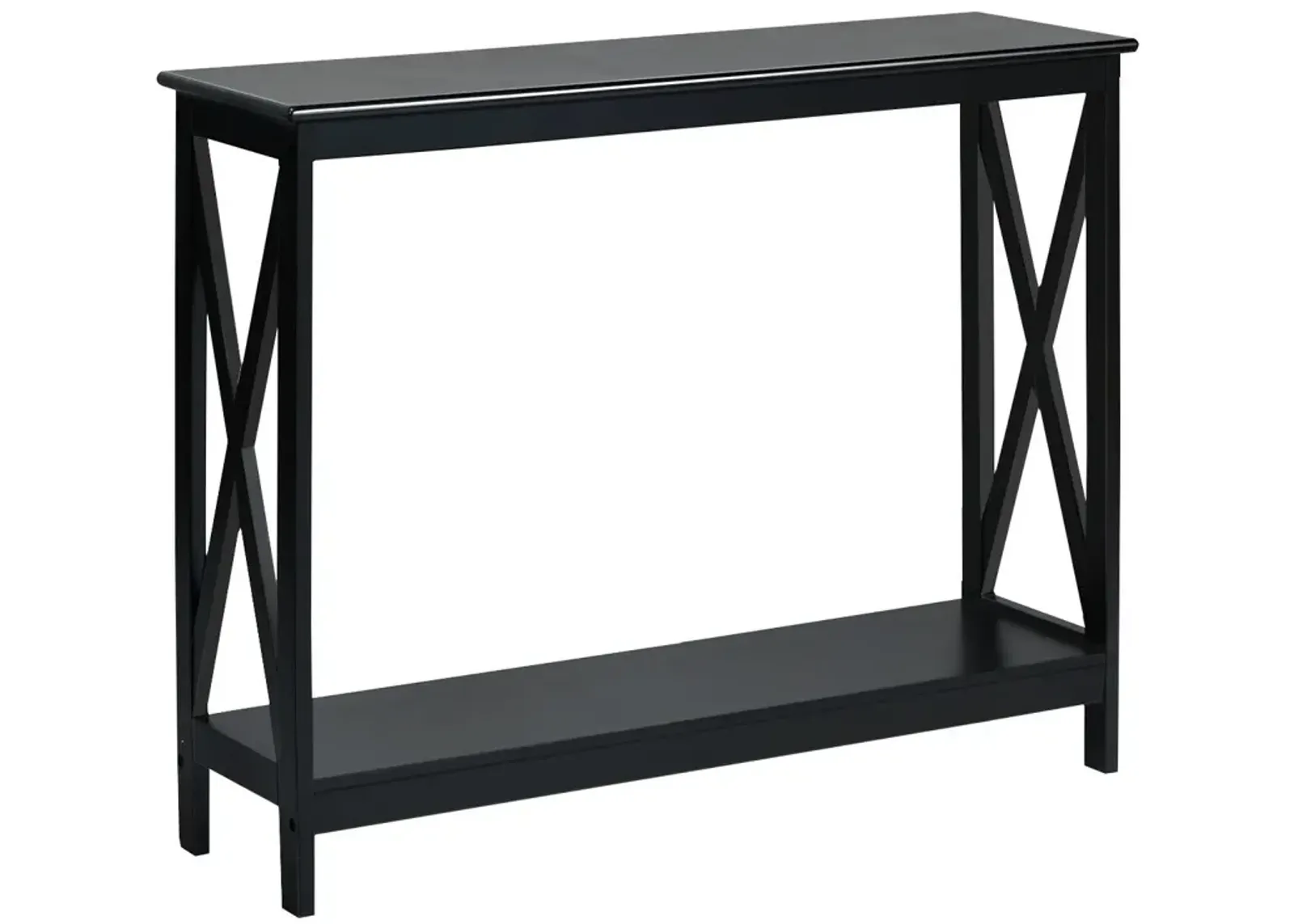 2-Tier Console X-Design Sofa Side Accent Table